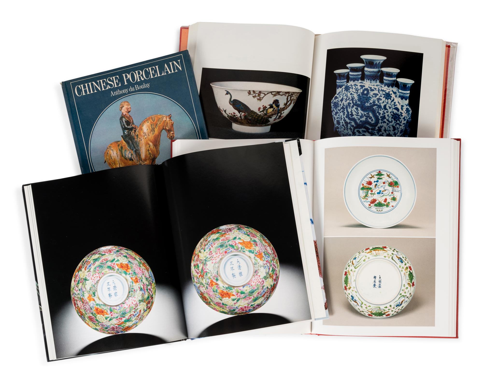[CHINEESE CERAMICS] A group of reference books and auction catalogues about Chinese ceramics