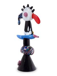 Merlin mit roter Nase Sculpture, 1989 edition 36/99 Rosenthal, Germany