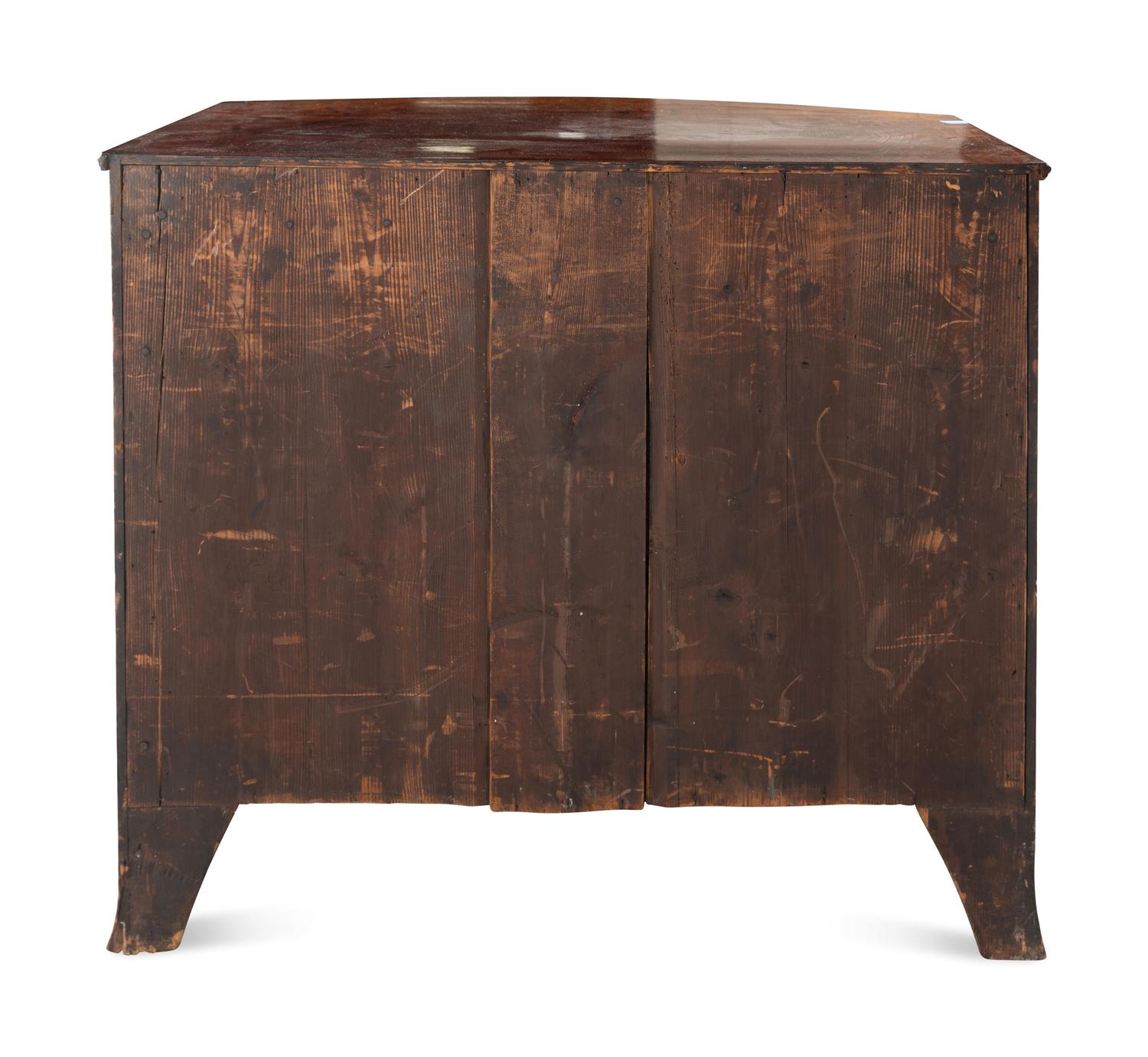 A George III Mahogany Bowfront Chest of Drawers