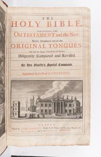 [BIBLE, in English]. The Holy Bible, containing the Old Testament and the New . Oxford: John Baskett, 1717-16.