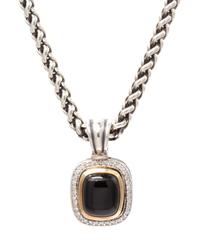 A Collection of Sterling Silver, 18 Karat Yellow Gold, Onyx and Diamond Jewelry, David Yurman, 23.60 dwts.