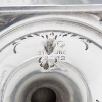 A Pair of American Silver Vases