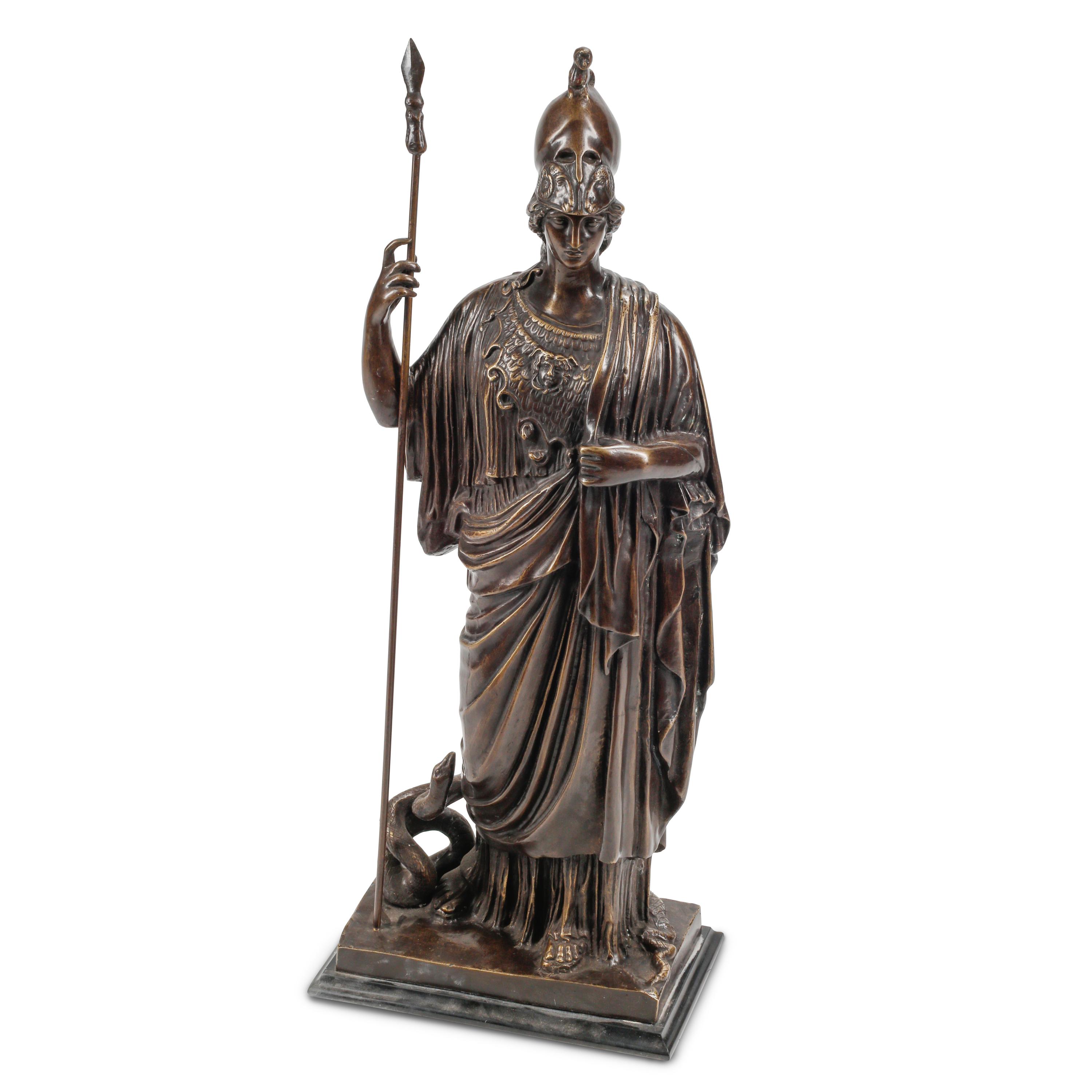 A Grand Tour Style Bronze Athena Giustiniani