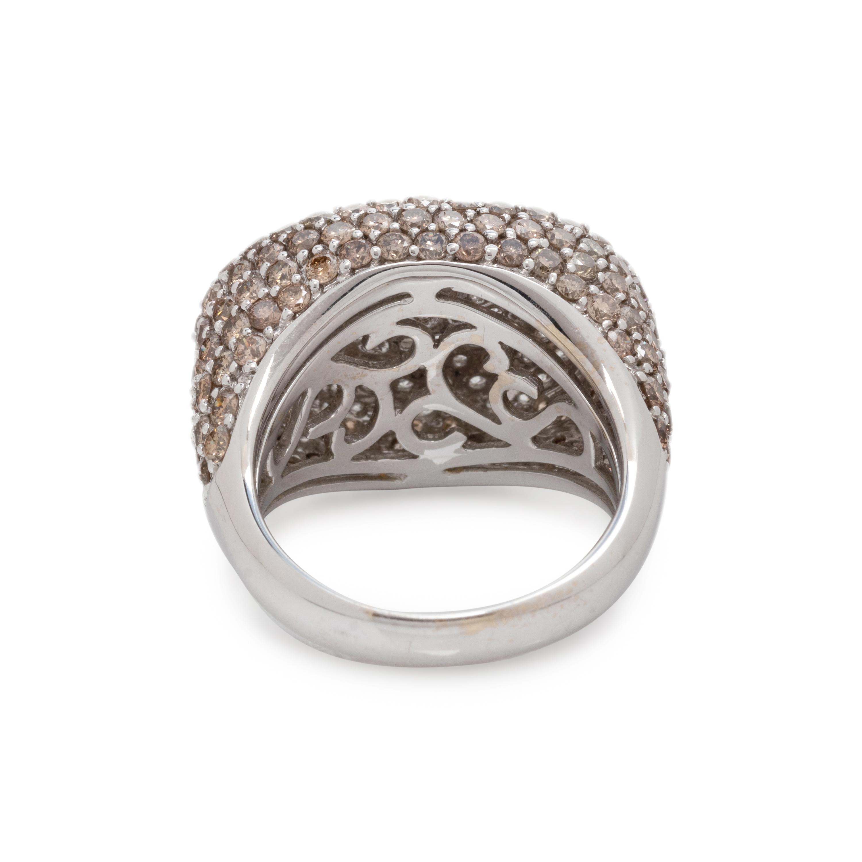 SONIA B., DIAMOND AND COLORED DIAMOND RING