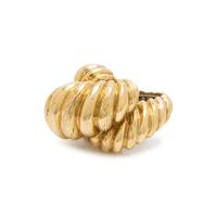 YELLOW GOLD BOMBE RING