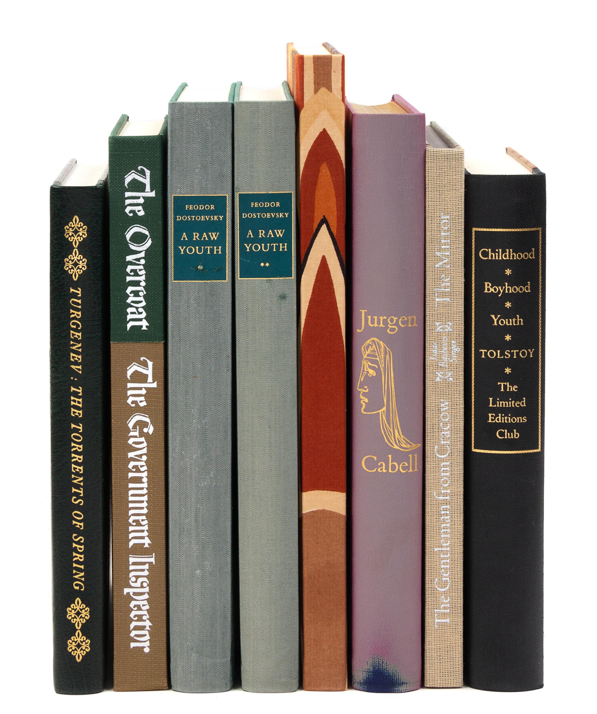 [LIMITED EDITIONS CLUB -- WORLD LITERATURE]. A group of 16 works published by the Limited Editions Club.