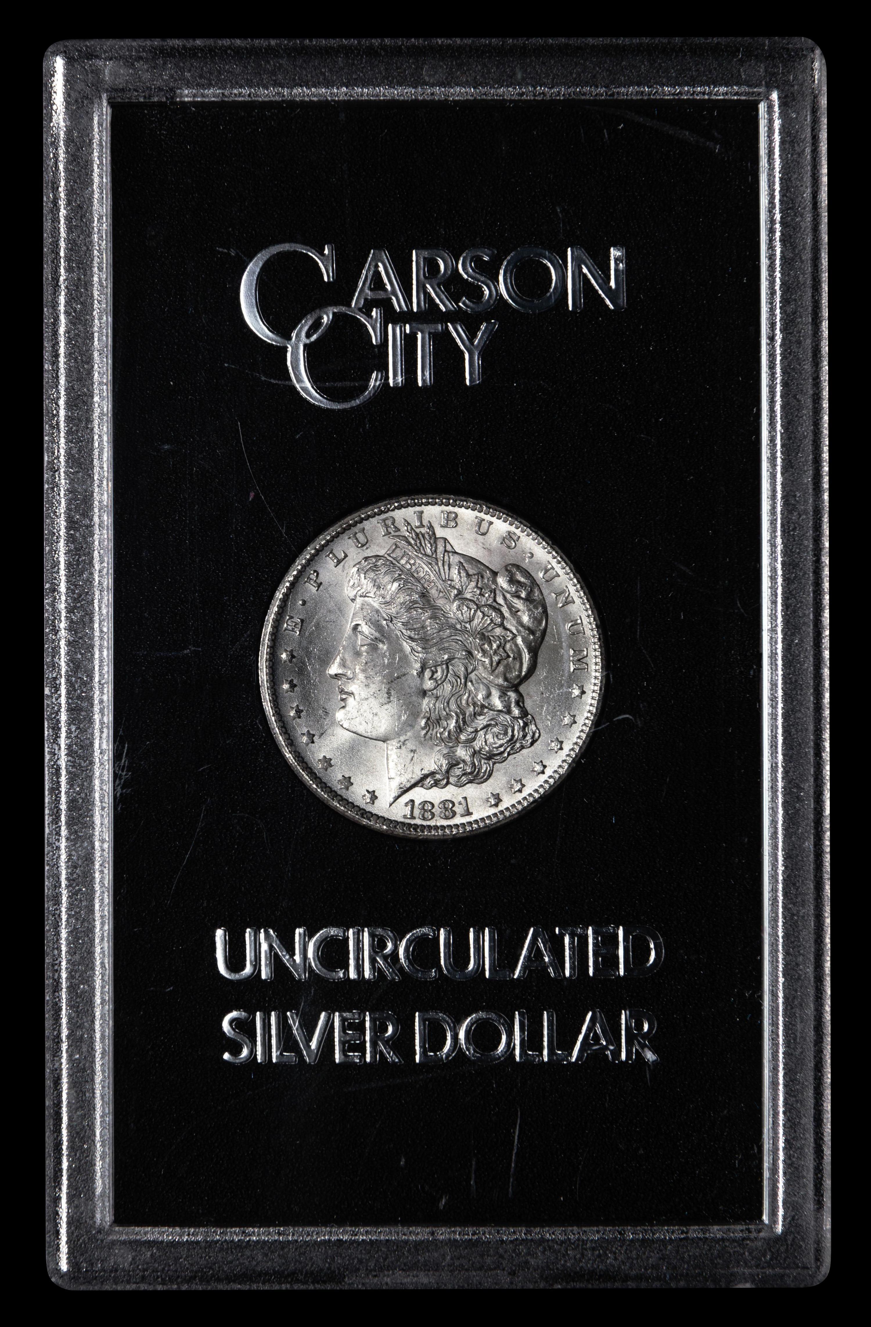An 1881-CC GSA: Morgan $1 Coin
