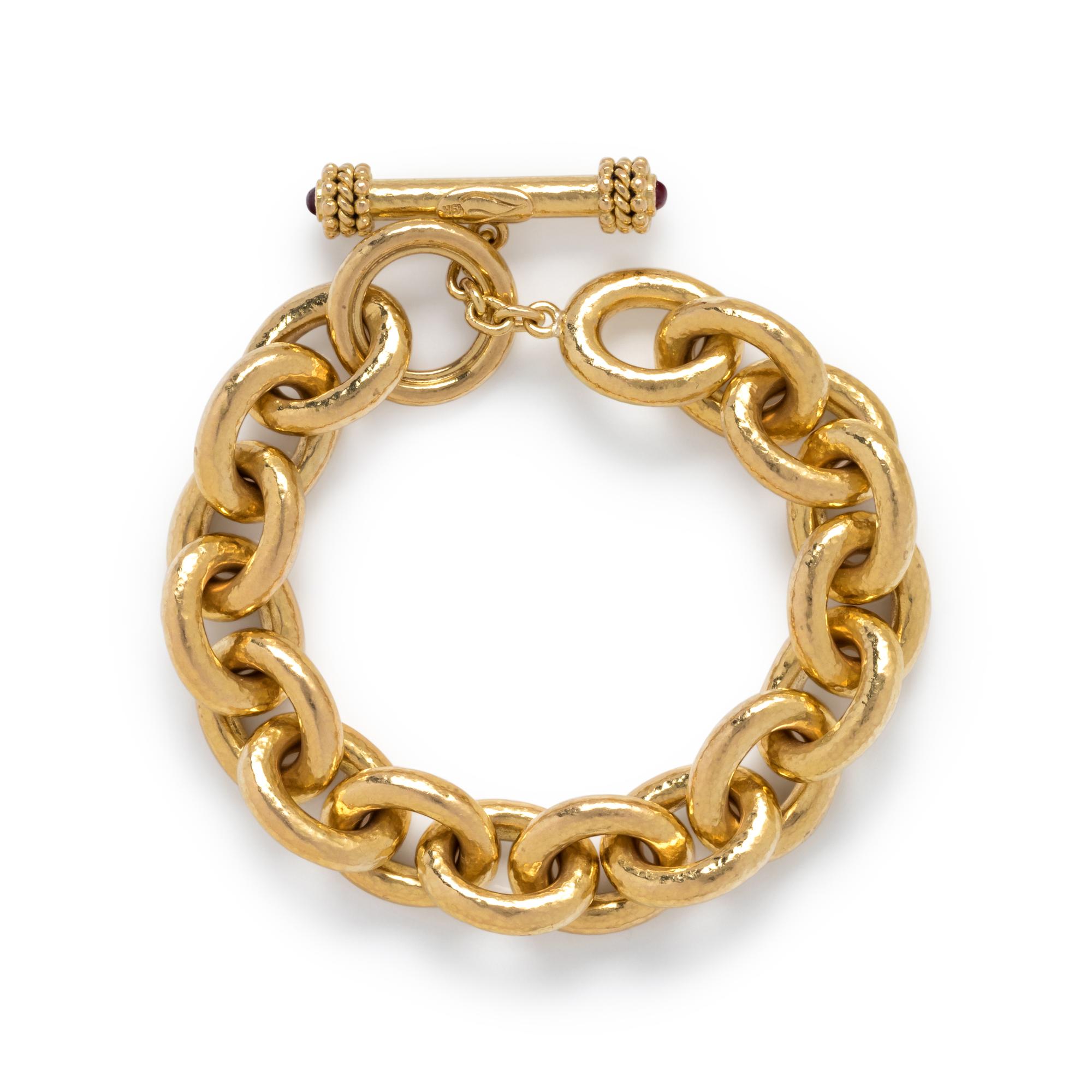 ELIZABETH LOCKE, YELLOW GOLD BRACELET