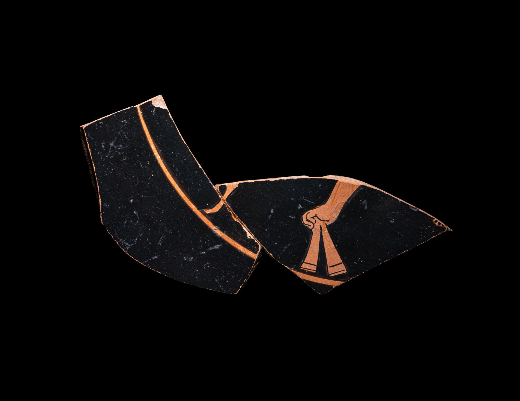 An Attic Red-Figured Fragment from a Kylix