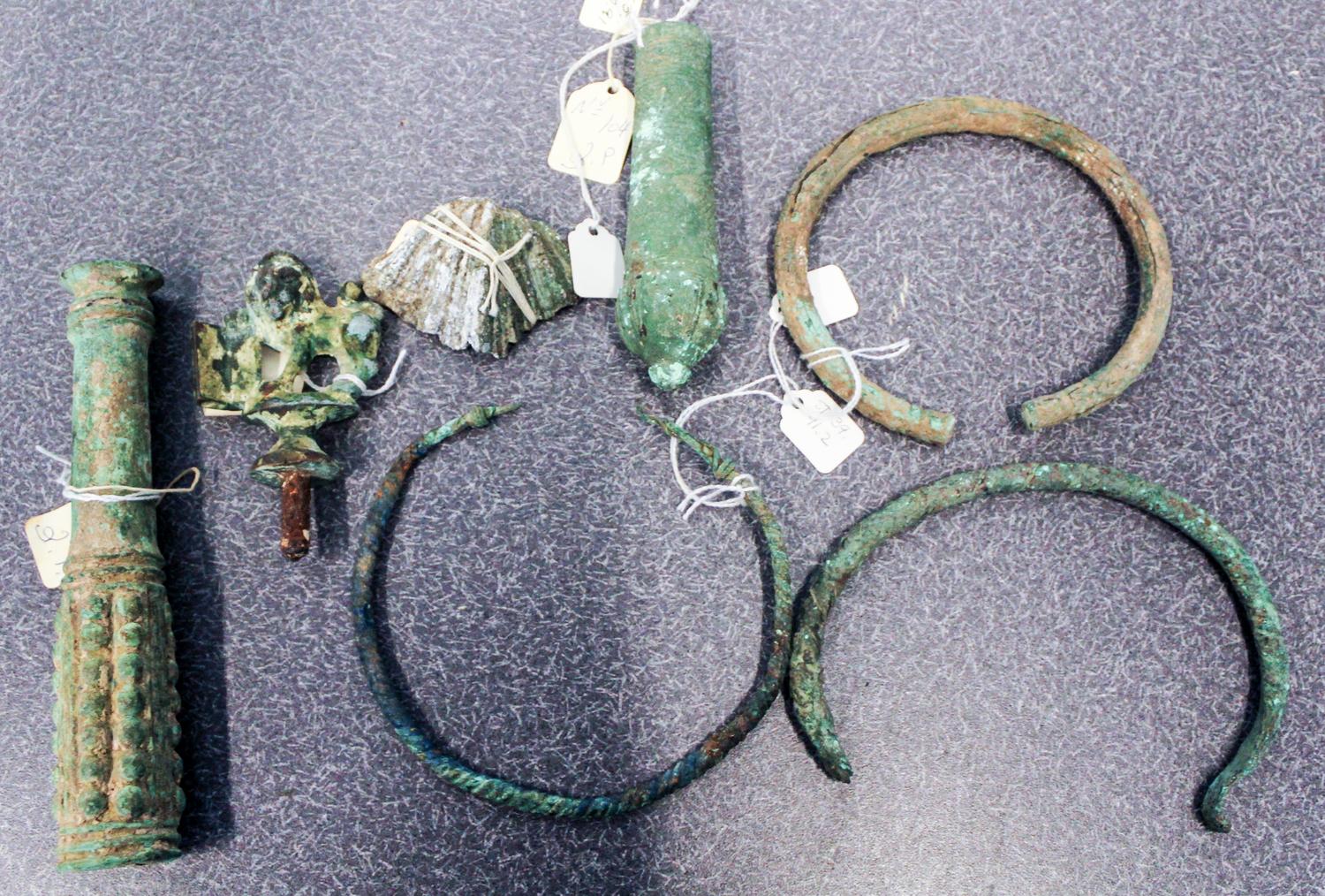 A Collection of Archaic Bronze Articles various sizes.