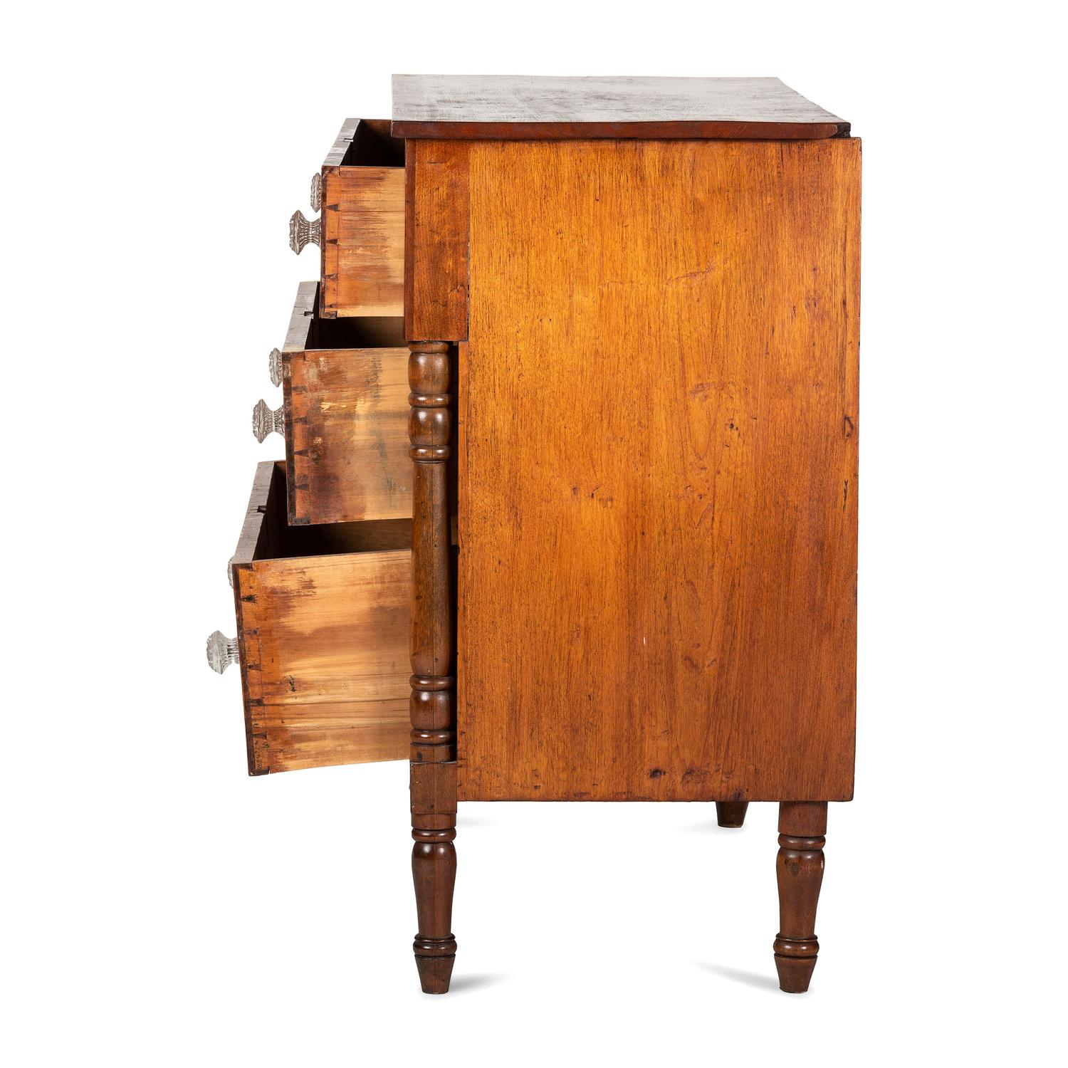 An Early Classical Bird's Eye Maple Chest of Drawers