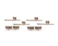 DIAMOND AND WHITE GOLD DRESS SET