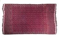 A Yomut Kilim Mohair Rug 10 feet 8 inches x 5 feet 10 inches.