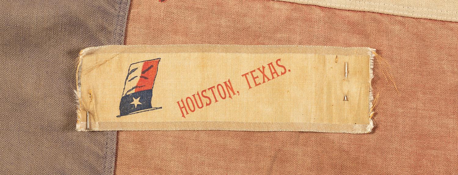 [TEXAS]. Flag of Texas [ With: ] 48-star flag.