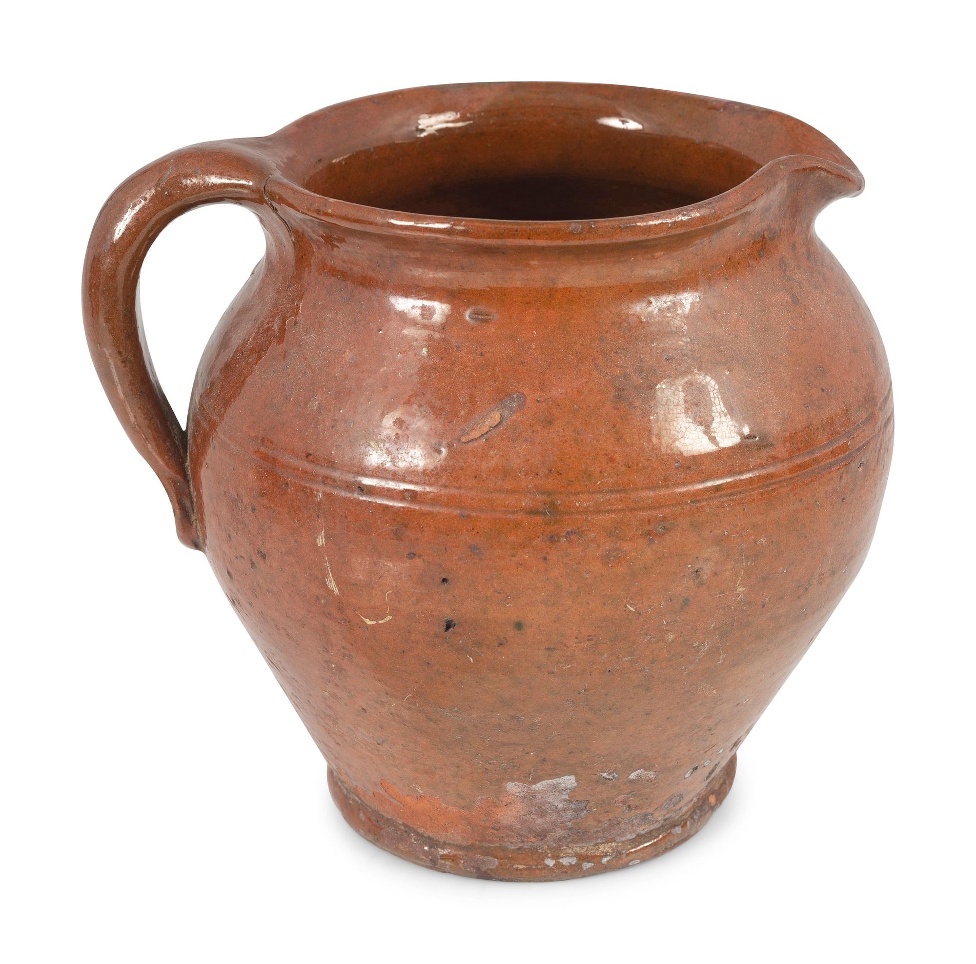Six Redware Vessels