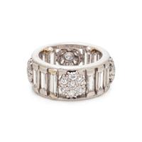 PLATINUM AND DIAMOND ETERNITY BAND