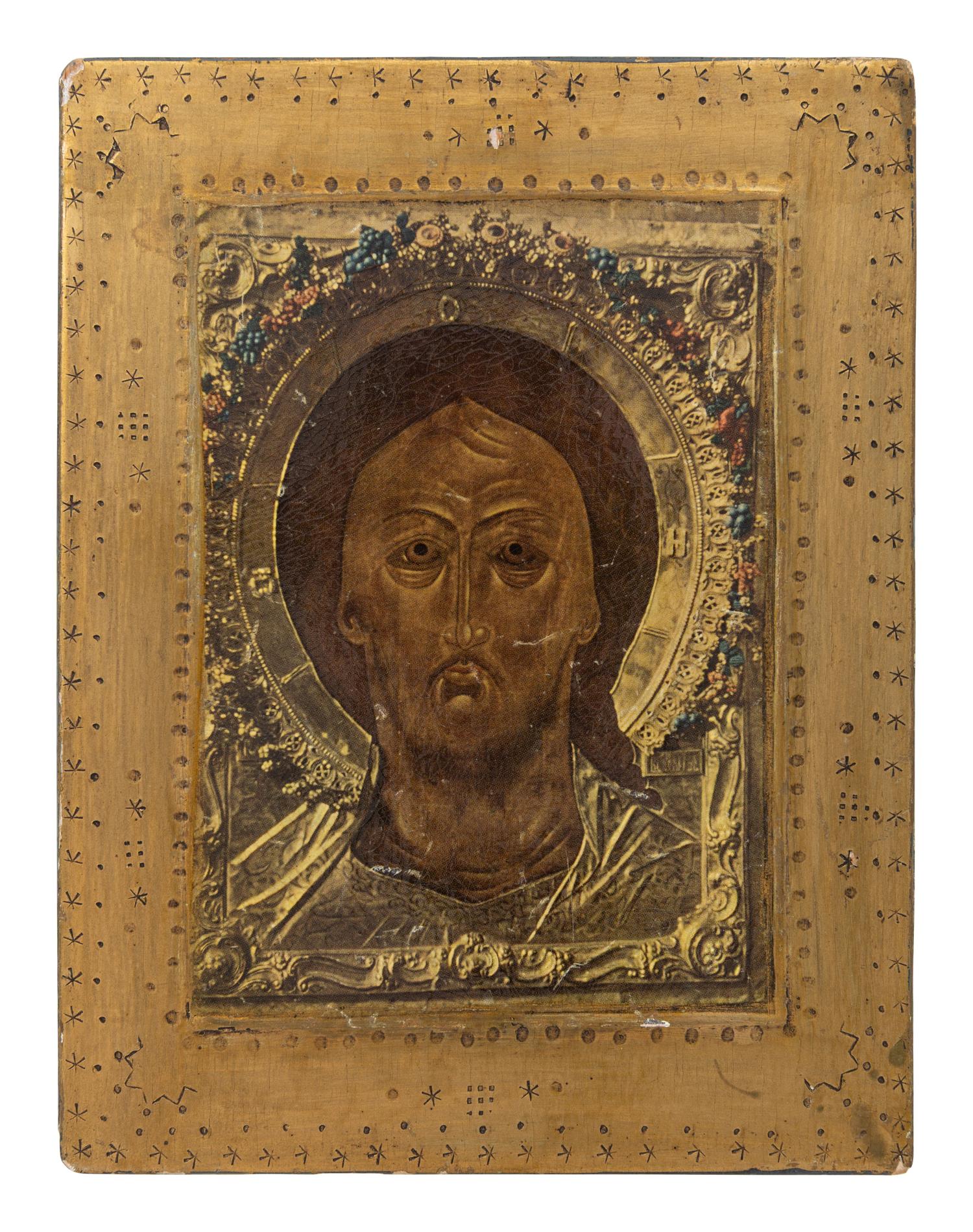 Two Russian Painted Icons