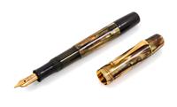 A Vintage Pelikan 100N Fountain Pen Length 4 5/8 inches.
