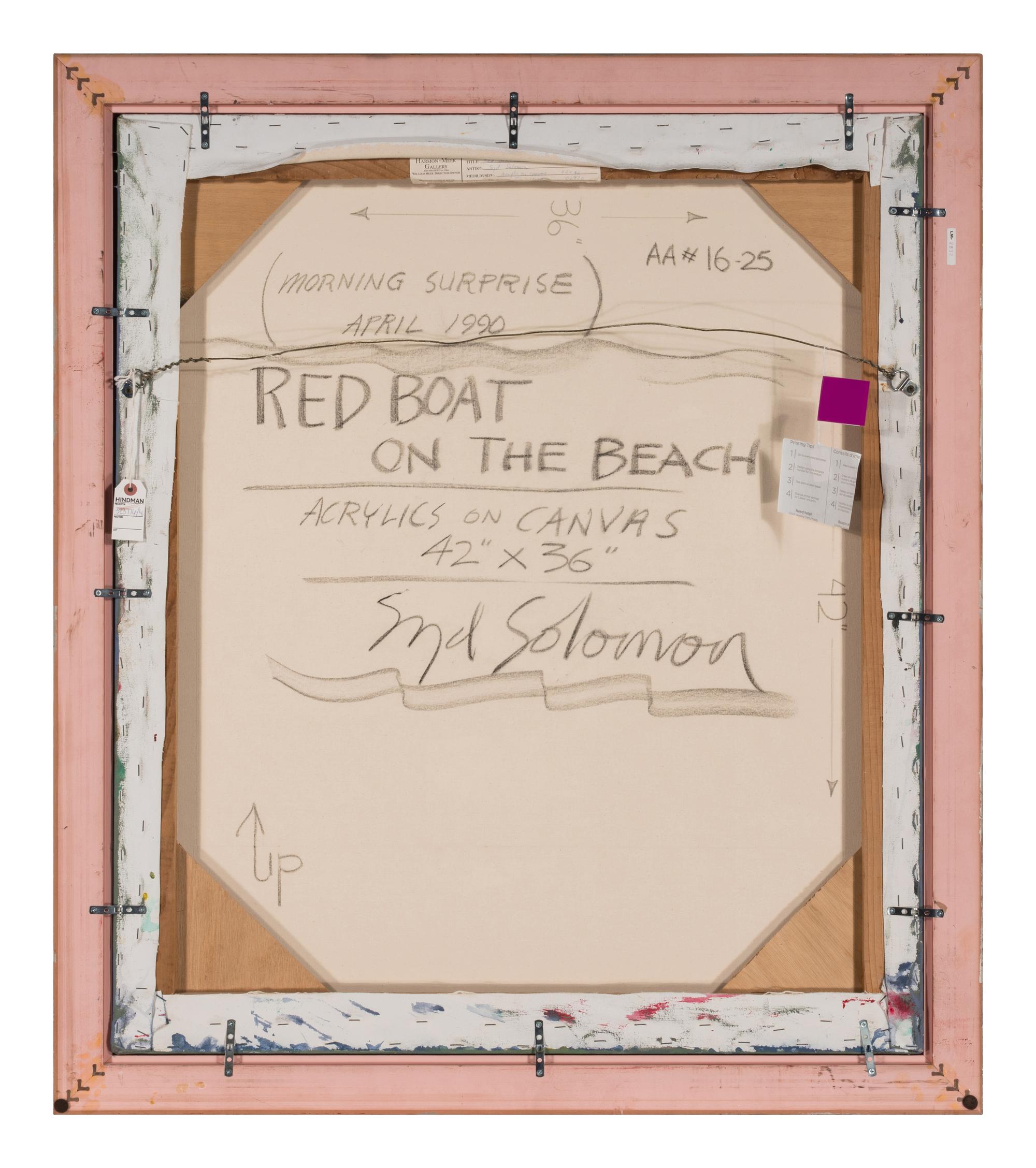 Red Boat On the Beach (Morning Surprise), 1990