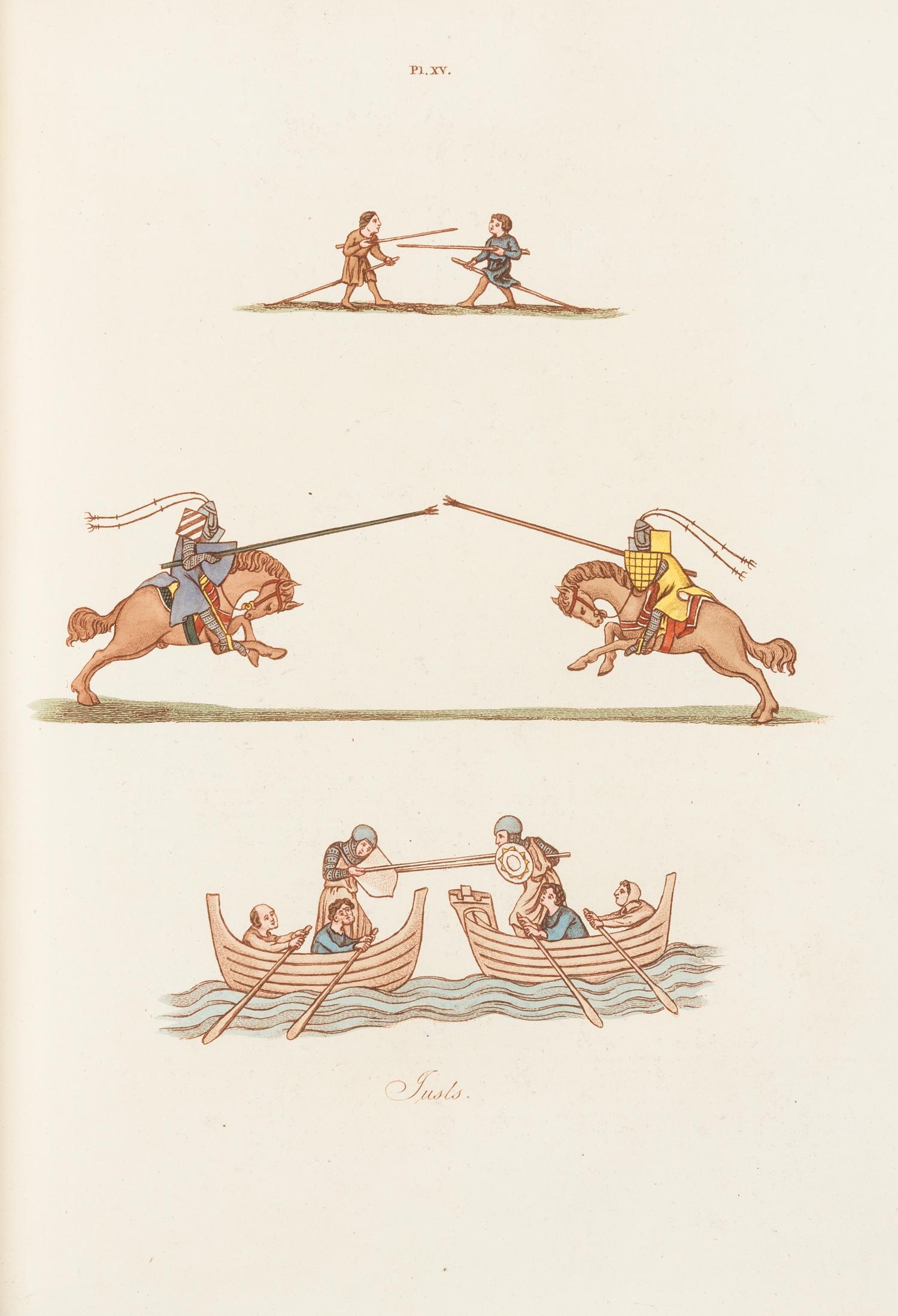 STRUTT, Joseph (1749-1802). Glig-Gamena Angel-Deod, or the Sports and Pastimes of the People of England. London: T. Bensley, 1810.