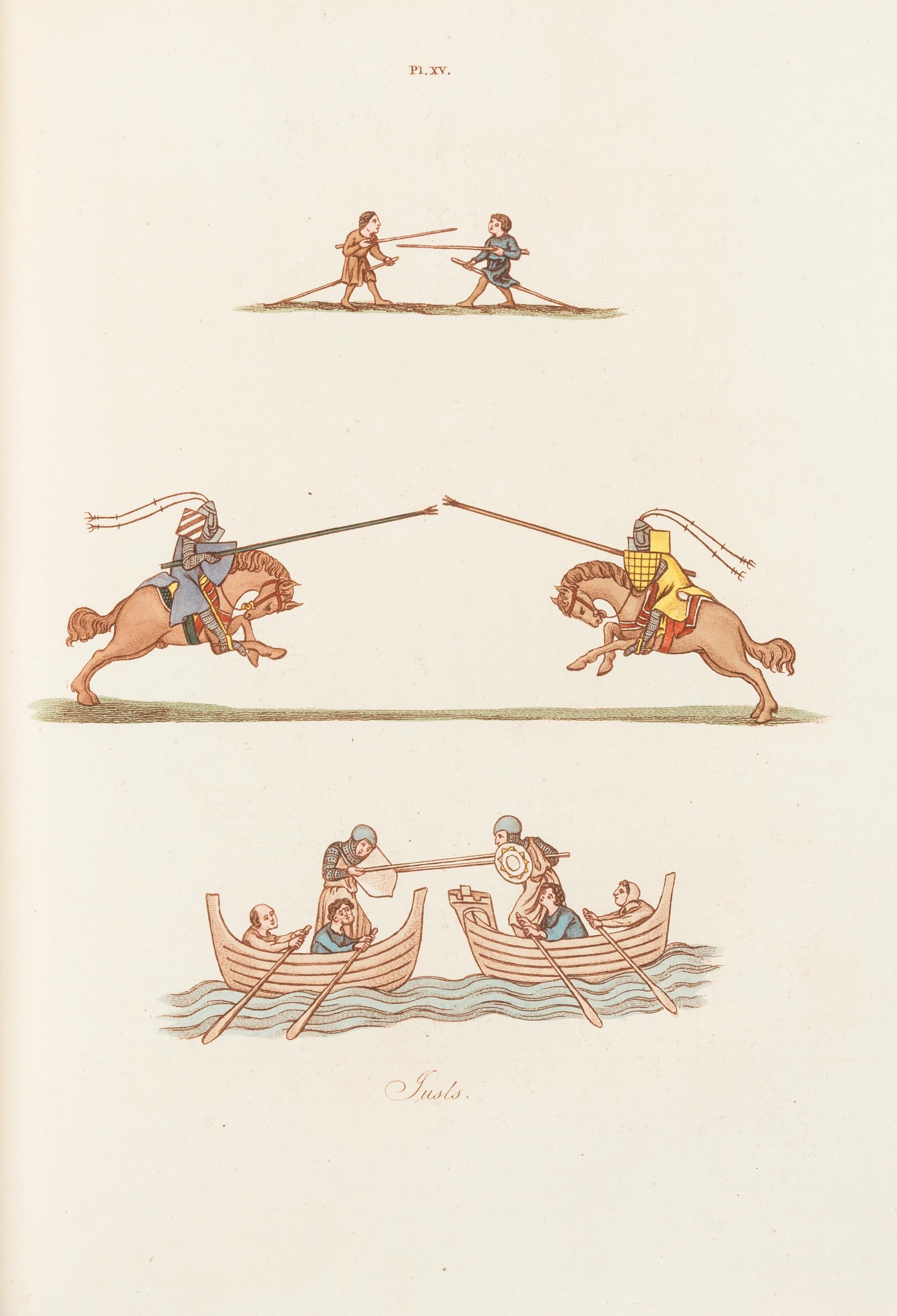 STRUTT, Joseph (1749-1802). Glig-Gamena Angel-Deod, or the Sports and Pastimes of the People of England. London: T. Bensley, 1810.