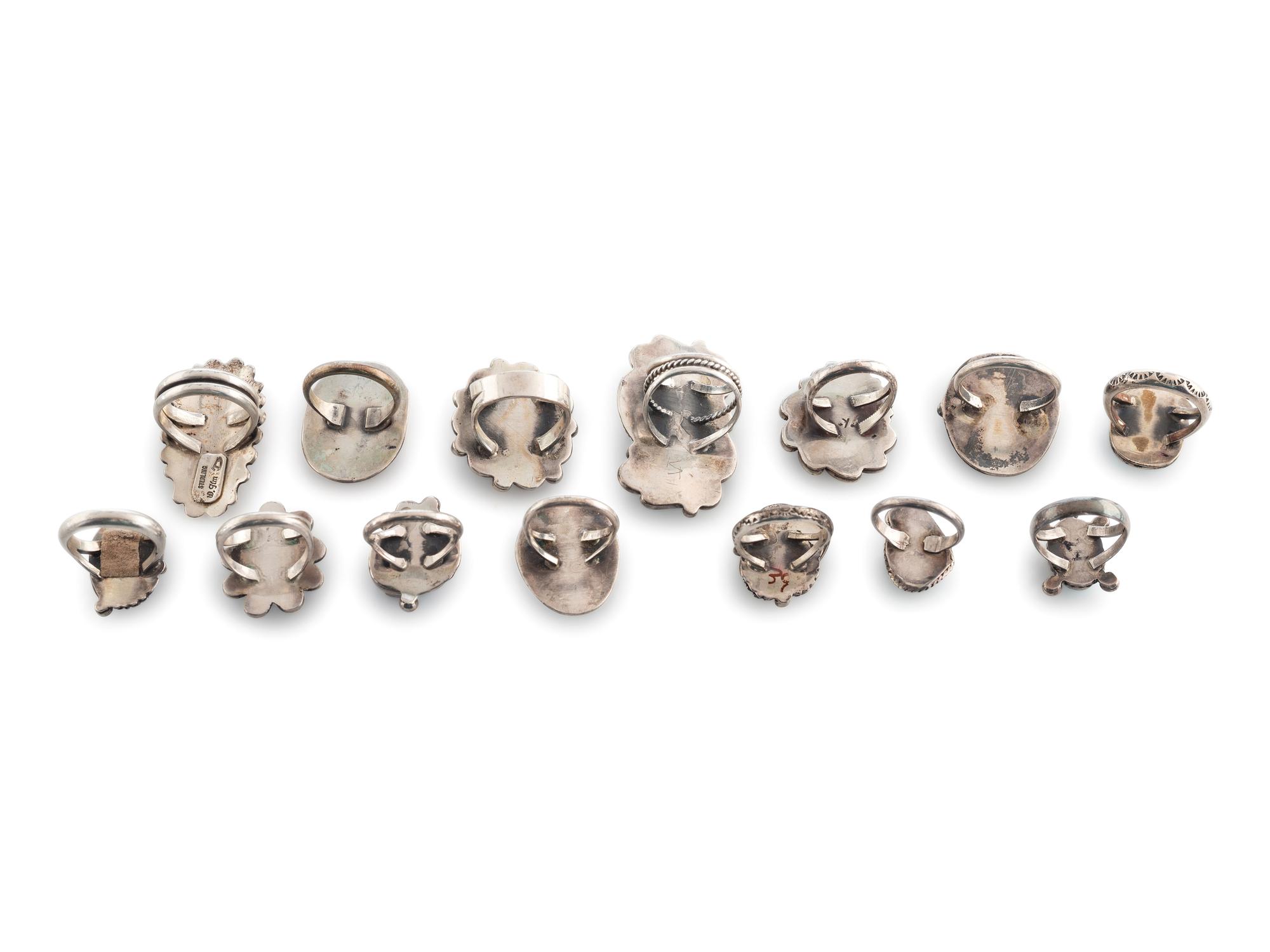 Navajo Silver and Turquoise Rings