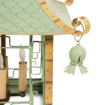 A Tole Peinte Hall Lantern