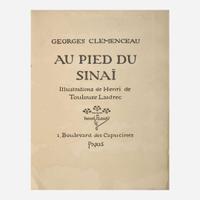 [Art] [Toulouse-Lautrec, Henri de] Clémenceau, Georges Au pied du Sinaï