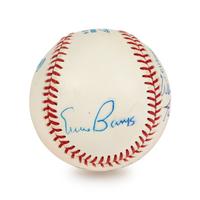 A 500 Home Run Club Signed Autograph Baseball Including Hank Aaron and Willie Mays (Six Signatures, Beckett Authentication Services BAS Certified),