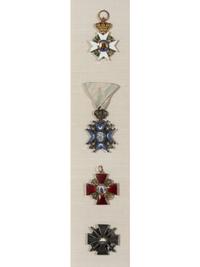 Four Eastern European Order of Merit Badges
