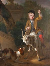 Boy Astride a Goat