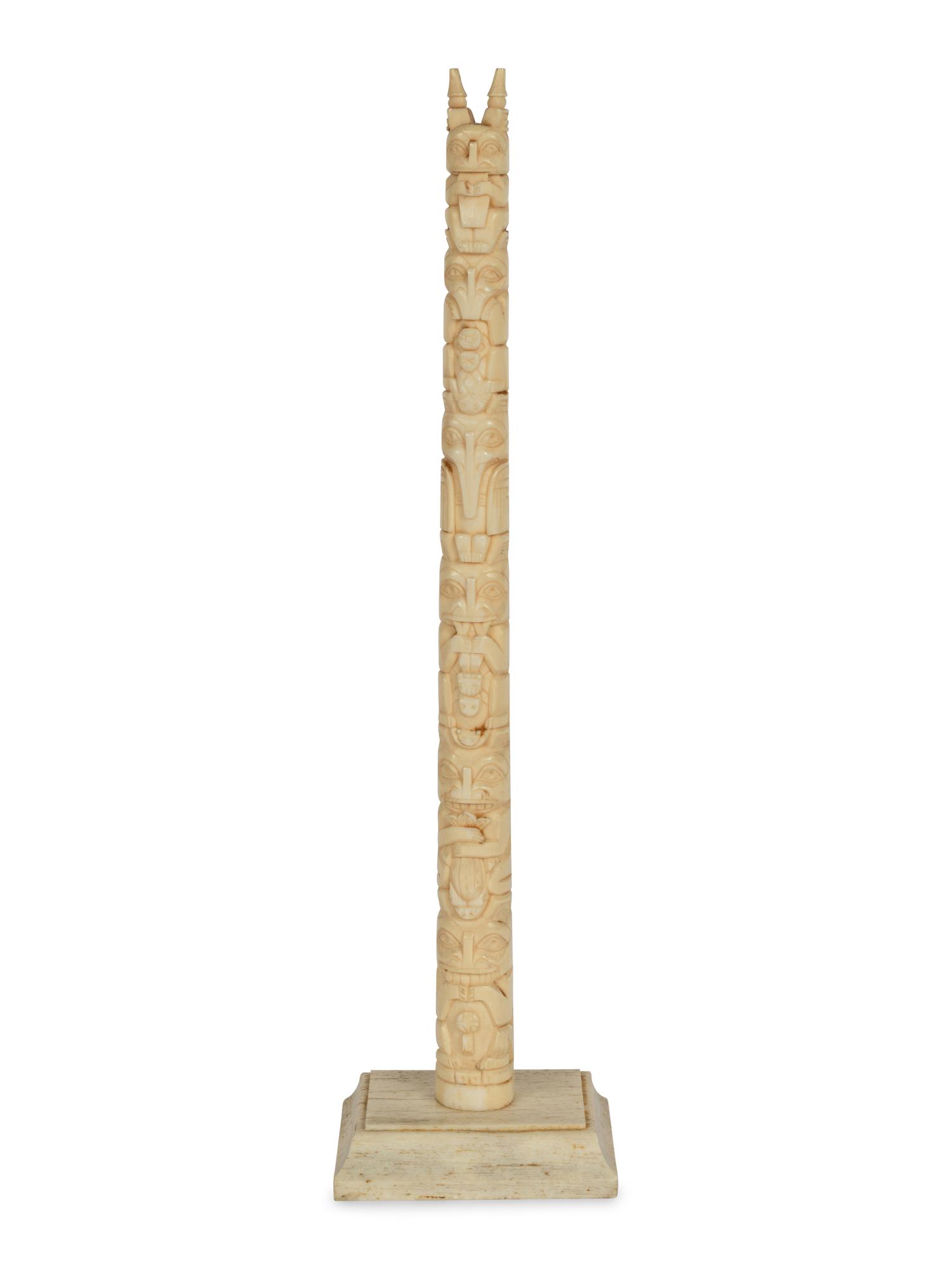 Northwest Coast Model Totem Pole