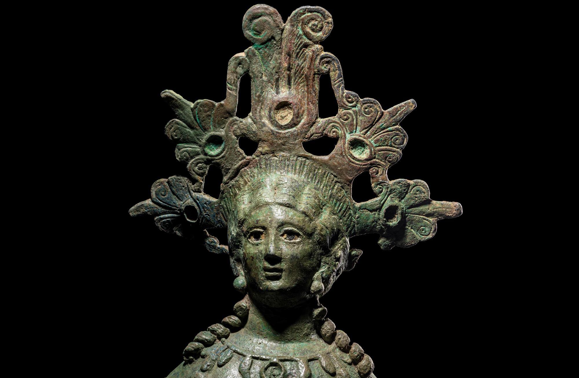 A Roman Bronze Figure of Isis-Aphrodite