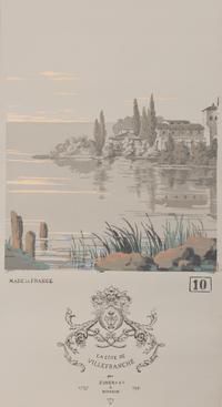 A Complete Set of Fourteen Zuber et Cie. La Cote de Villefranche Wallpaper Panels