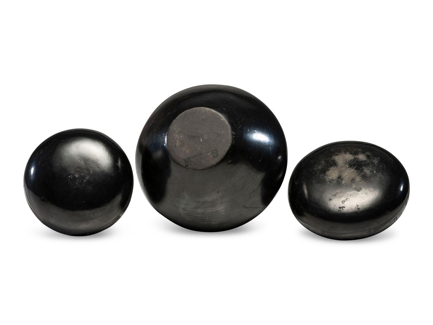 Blackware Pottery, signed Marie 1923-1925