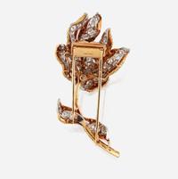 A diamond, gold, and platinum brooch, Cartier André Vassort