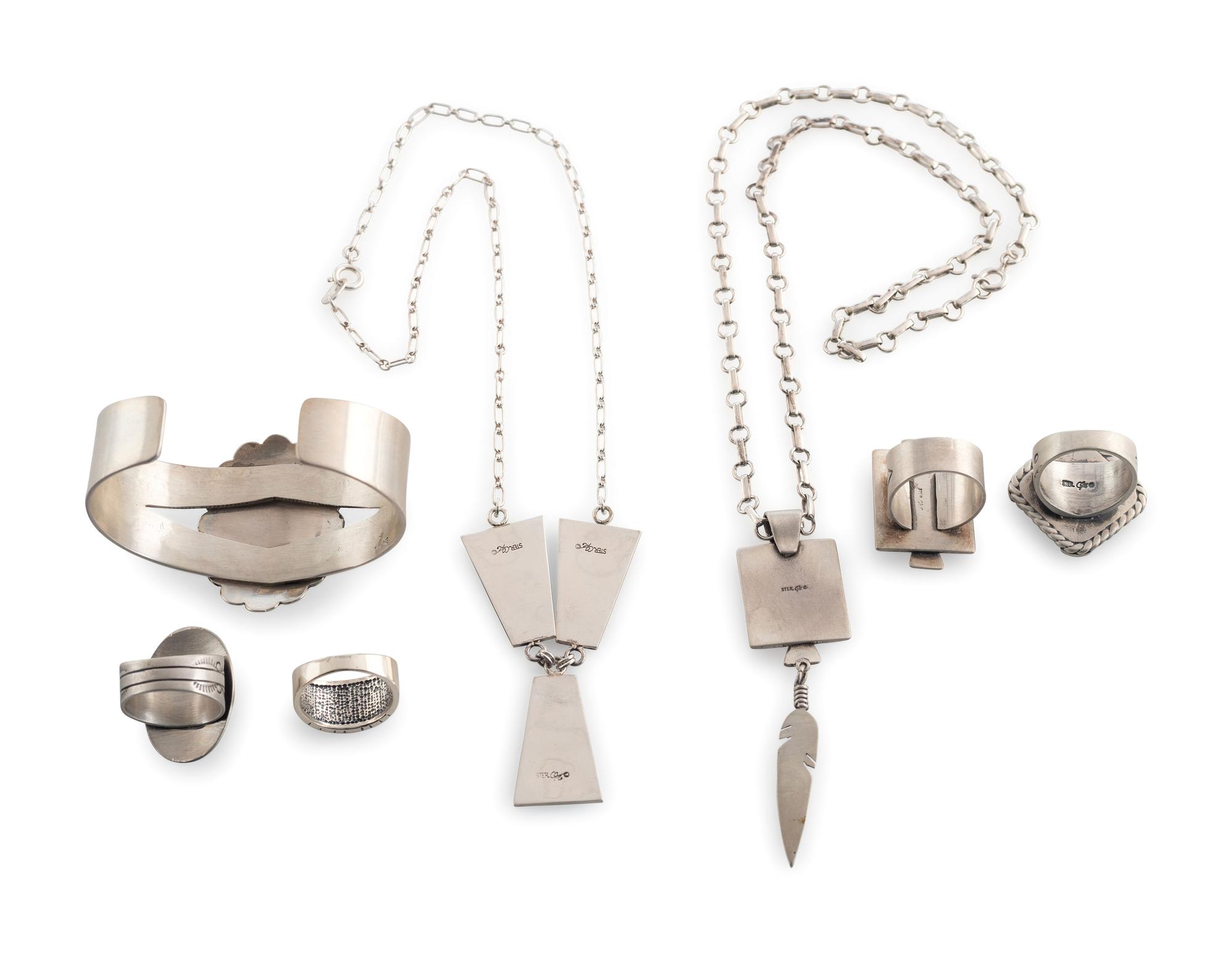 Southwestern-style Sterling Silver and Turquoise Jewelry