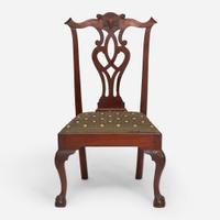 A Chippendale carved walnut side chair Philadelphia, PA, circa 1765