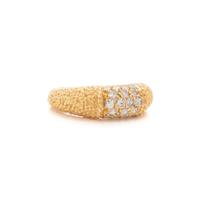 VAN CLEEF & ARPELS, YELLOW GOLD AND DIAMOND 'PHILIPPINE' RING