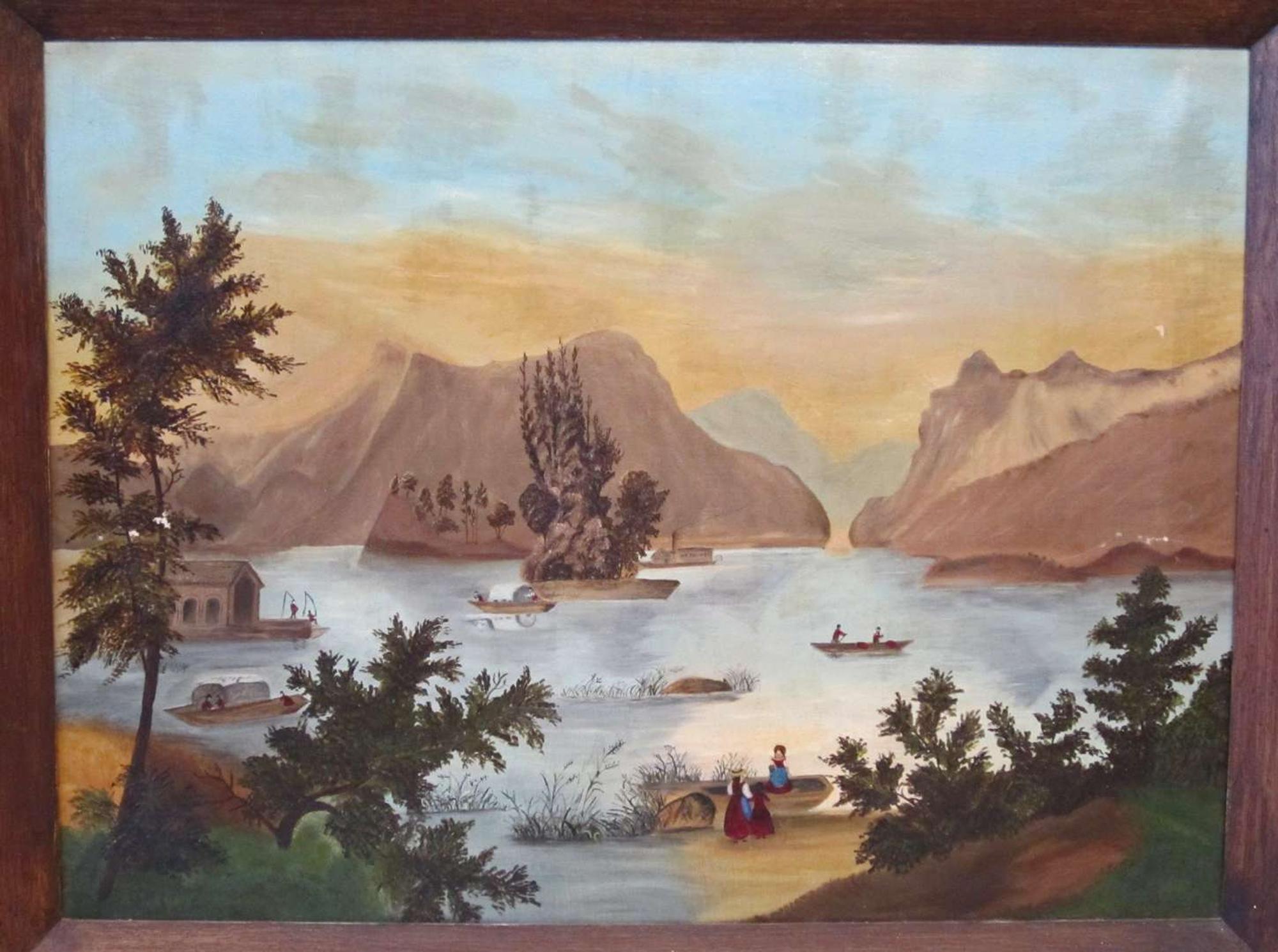 American School 19th century a hudson river view