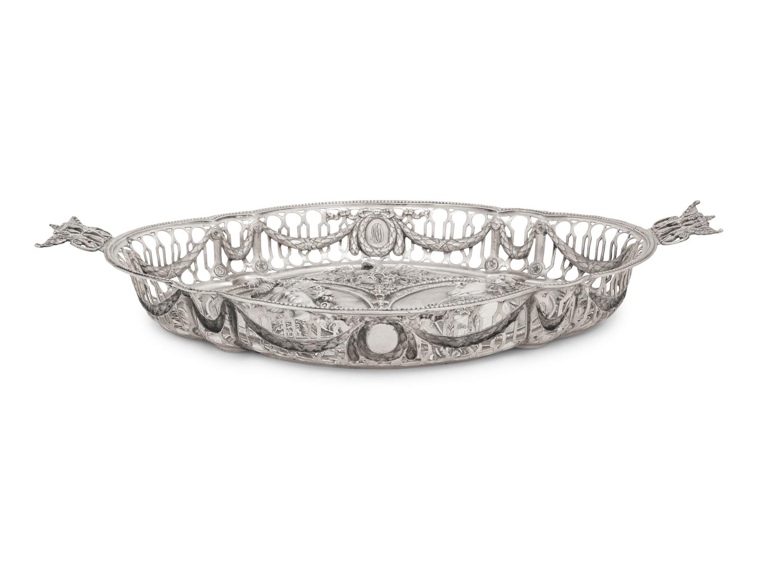 A German Reticulated Silver Bowl