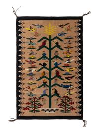 Navajo Tree of Life Weaving / Rug