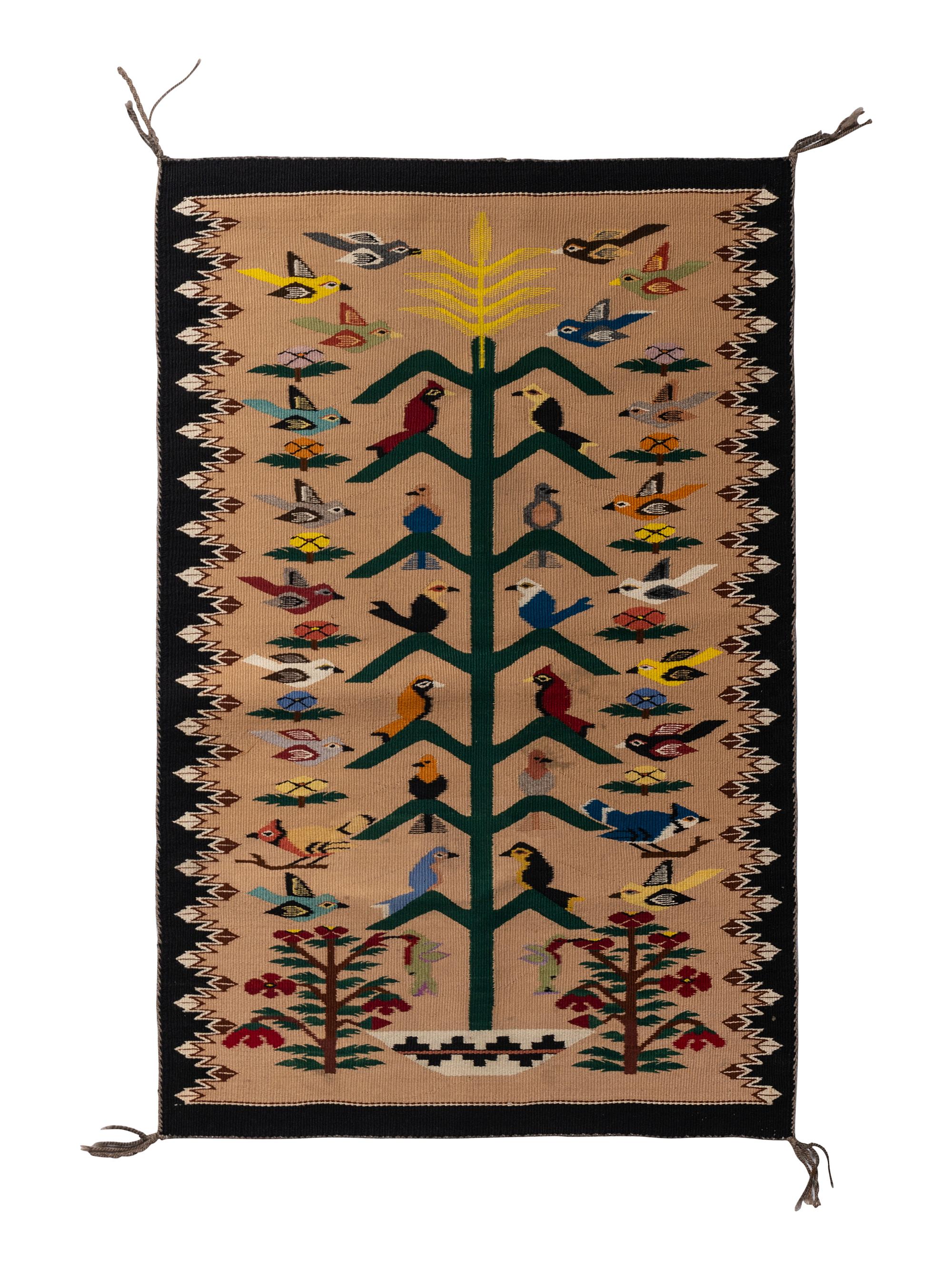Navajo Tree of Life Weaving / Rug