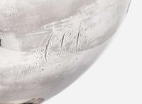 Two Federal coin silver coffeepots, Thomas Fletcher (1787-1866) and Baldwin Gardiner (1791-1868), Philadelphia, PA and New York, NY, circa 1830