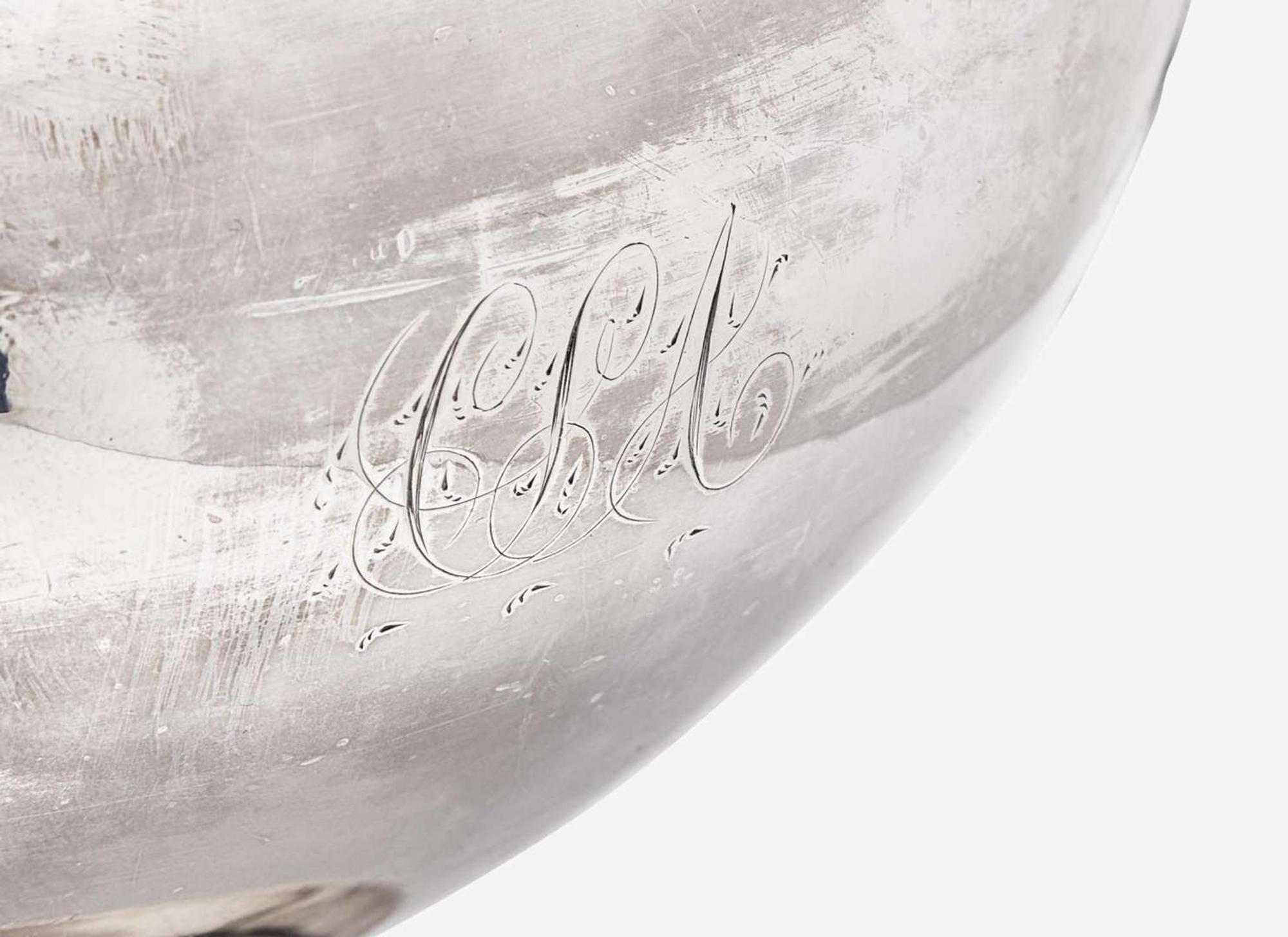 Two Federal coin silver coffeepots, Thomas Fletcher (1787-1866) and Baldwin Gardiner (1791-1868), Philadelphia, PA and New York, NY, circa 1830