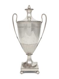 An English Silver-Plate Tea Urn