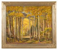 Autumn Aspen Forest , 1949