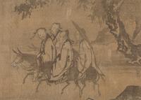 Eleven Loose Album Leaves Depicting Figures and Landscape