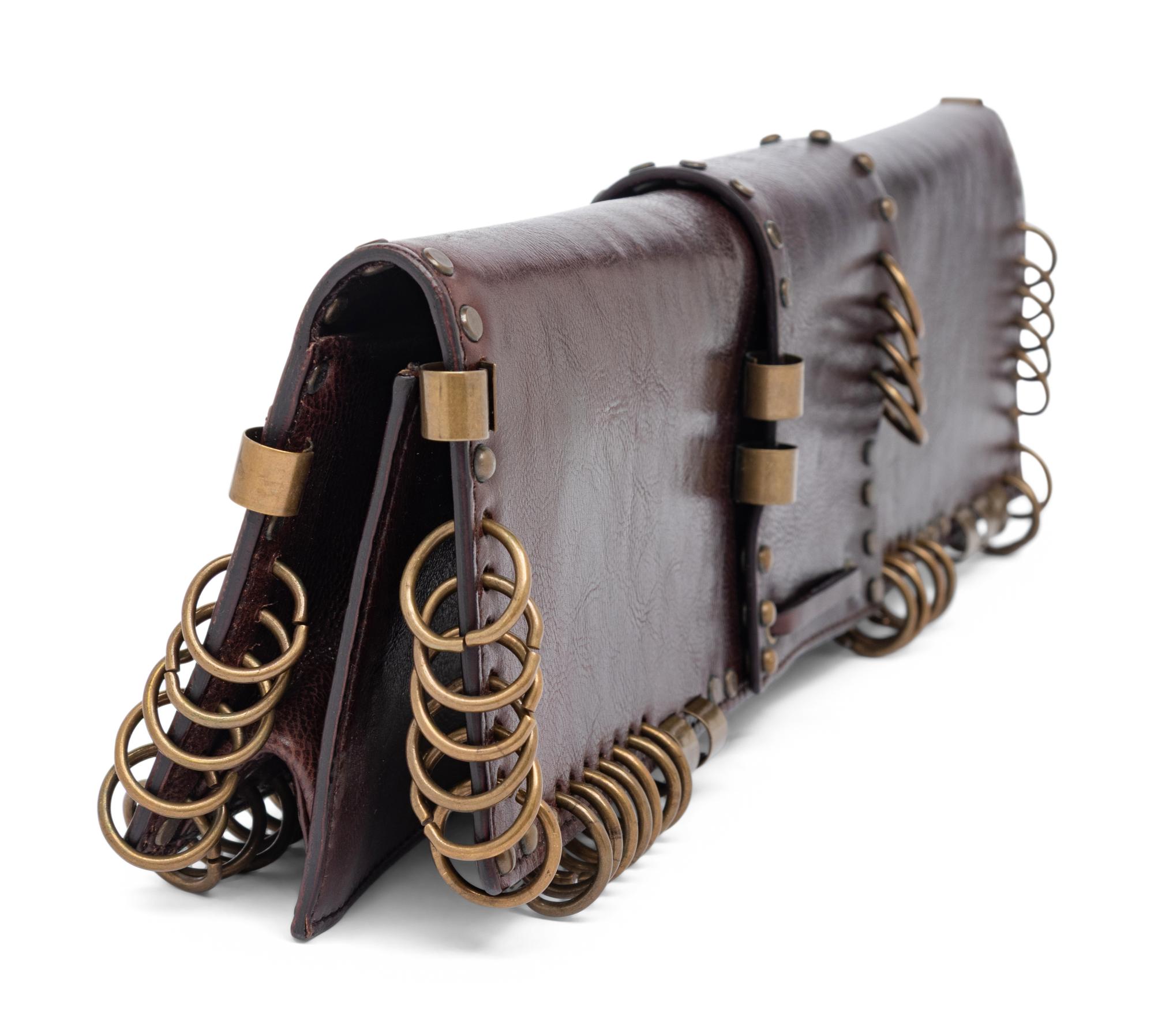 Tom Ford for YSL, Pierced Leather Clutch, S/S 2002