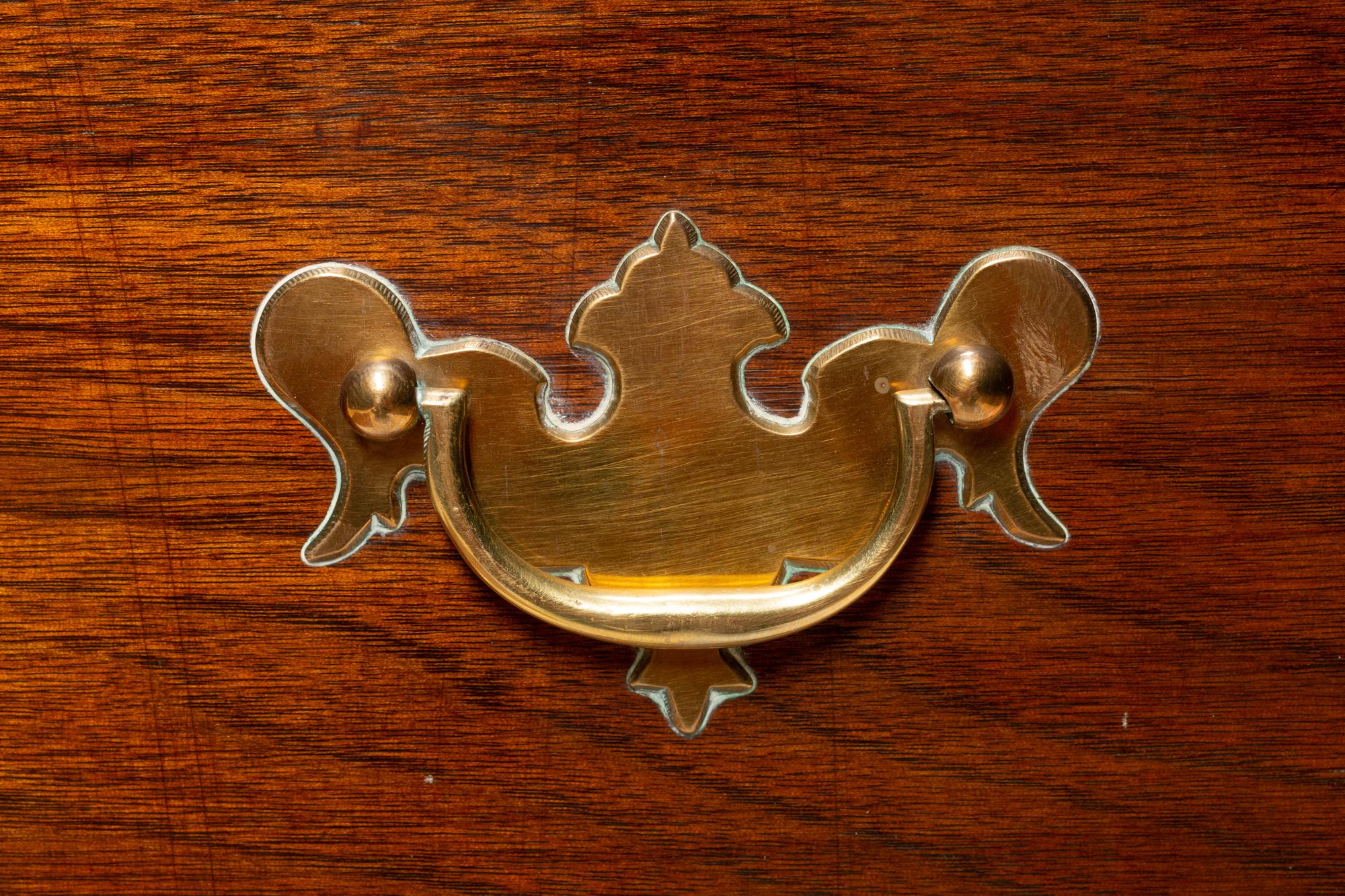 An English Mahogany Cellarette on a Later Stand